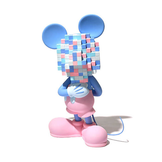 Mickey Mouse (mosaic art style) (粉彩藍色) (40cm Tall) (此價格不含運費)