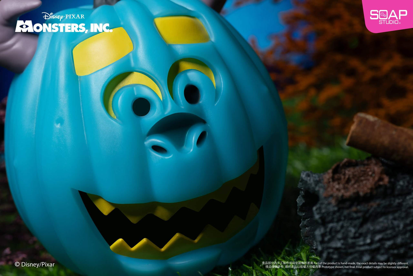 Disney Pixar Monsters, Inc. Sulley Pumpkin Head Night Light 迪士尼彼思怪獸大學毛毛造型南瓜頭夜燈 (此價格不含運費)